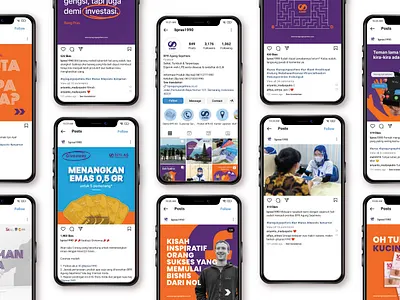 Social Media Content Creation & Management | BPR Agung Sejahtera content design social media