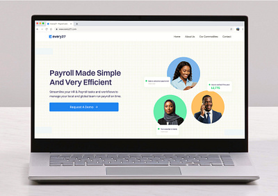 Logo Design for Every27 - A Nigerian Payroll Management Solution landing page logo ui