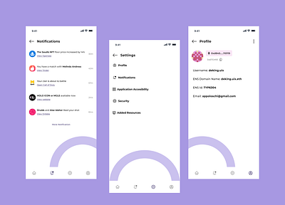 Nahor(Other Pages) blockchain cryptocurrency dapps design ui ux web3