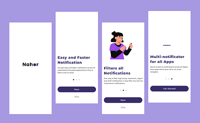 Nahor (Onboarding Screens) app blockchain cryptocurrency dapp mobile opt in ui web3