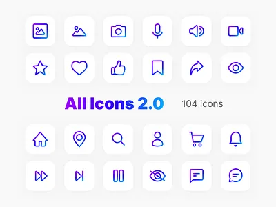 All Icons 2.0 branding design figma free freebie icon icons illustration illustrations logo sketch svg ui vector