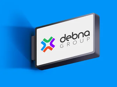 Unique logo design for Debna holding brand branding design designer graphic graphic design illustration logo logodesign typography vector visual visualidentity