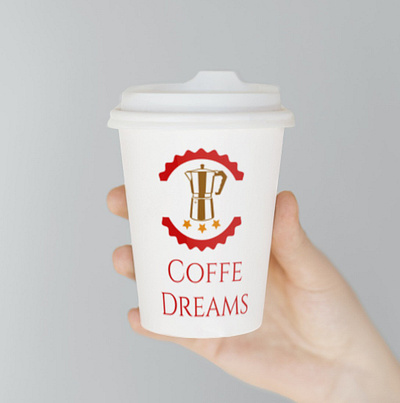 Logotipo Coffe Dreams branding design diseño graphic design illustration logo typography ui ux vector