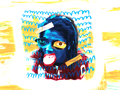Work Till Exhaustion abstract design digital art digitalart photoshop style typography art