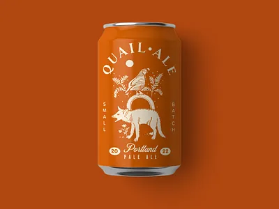 Quail Pale Ale beer beer packaging cpg design digital illustration graphic design illustration nature packaging packaging design