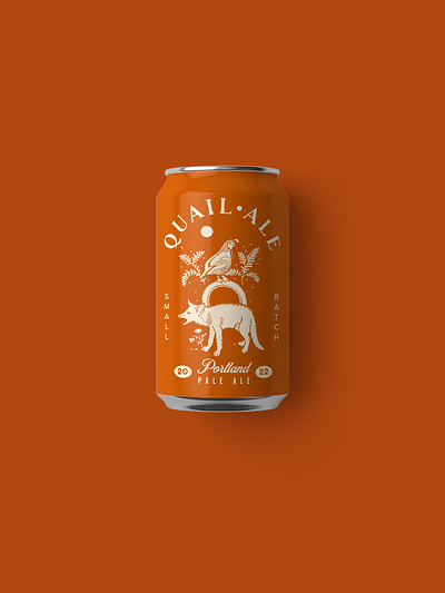 Quail Pale Ale beer beer packaging cpg design digital illustration graphic design illustration nature packaging packaging design