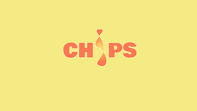 Chips Logo branding chips design graphic design i letter icon logo potatoe potatoes red typography vector yellow
