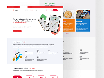 Quickxi Headless E-Commerce Product UI/UX design designer portfolio landing page portfolio design product design ui ui ux uidesign