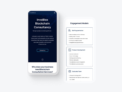 Blockchain consultancy UI/UX Mobile view design blockchain designer portfolio expert mobile portfolio design ui ui ux uidesign