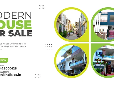 Modern Row House For Sale In lucknow - Swapnil India Marketing 3d animation app branding design graphic design illustration logo motion graphics real estate ui ux vector