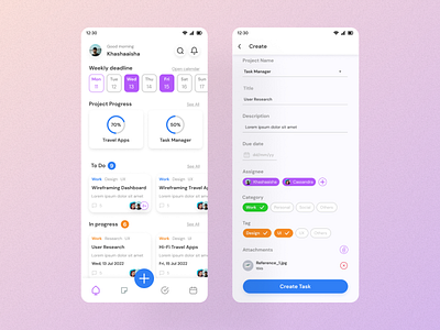 Task Management App agenda android app appdesign design figma ios javancoid mobile mobile design task task management task manager ui ui design uiux user experience user interface ux ux design