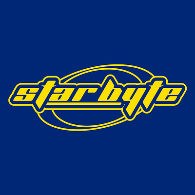 starbyte branding illustration logo logo type modern simple