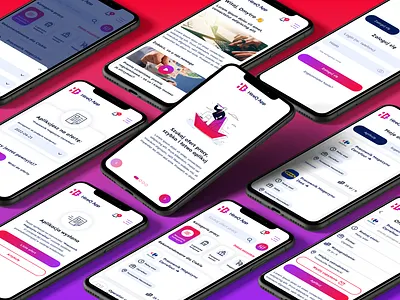 HireQ App app design graphic hire job ui ux
