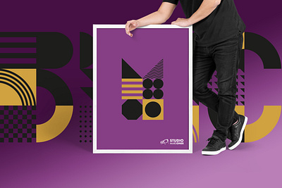 pattern Font branding concept graphic design typography