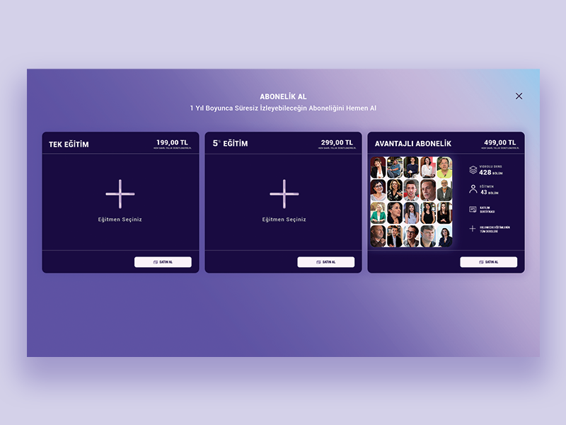 Example of Sonsuz Oda Checkout Page