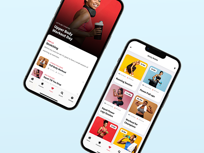 Fitness App Template | Sticky Mobile - Mobile Kit & PWA android app app template daily ui design fitness fitness app fitness coach gym gym app ios iphone mobile sidebar sport sport app sport website ui ui design ux