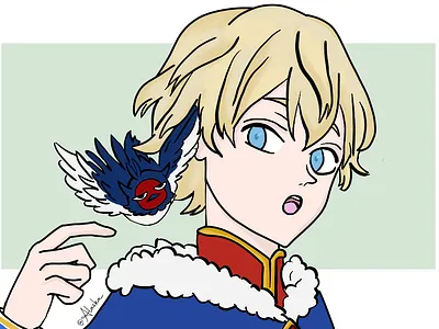 Lumiere Silvamillion of Black Clover animation anime app asta black clover black clover design fanart illustration krita lumiere raster art