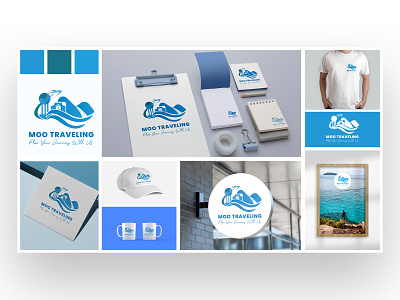 Brand Board board brand branding company des design graphic design grid illustration layout travel