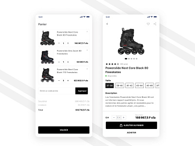 E-commerce UI Cart Checkout cart checkout designer e commerce orders shopping skate skating ui uidesign uxdesign