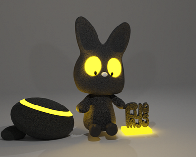 Neon Cat character animation blender cartoon character design design graphic design illustration logo