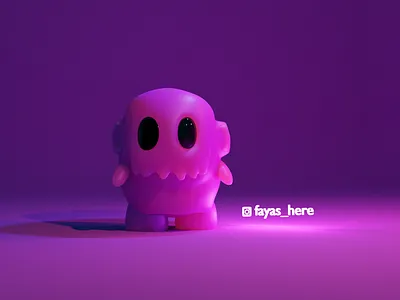 3D Creature Model 3d model animation art artist blender character designs characters graphic design illustration logo