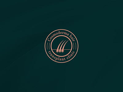Hair Transplant Logo beauty logo circle logo hair logo hair transplant logo logo logo deisgn saloon logo