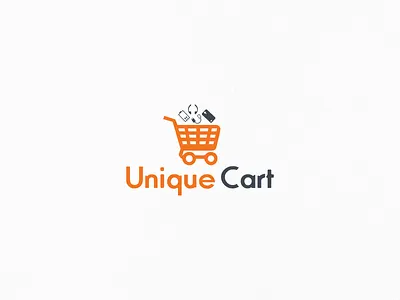 Unique Cart accesories logo atikcreation brand guideline brand identity branding design corporate logo logo logo branidng logo design unique cart
