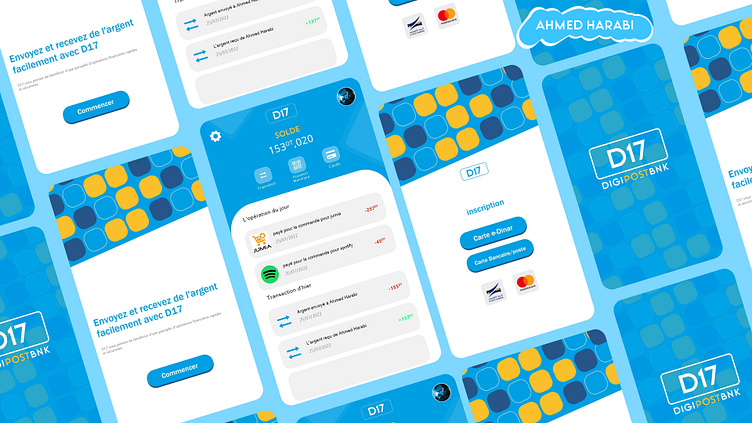 D17 mobile app redesign by Ahmed on Dribbble