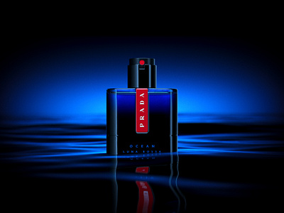 Prada | Luna Rossa Ocean (CGI COMMERCIAL) 3d ads advertising cgi commercial fragrance perfume prada