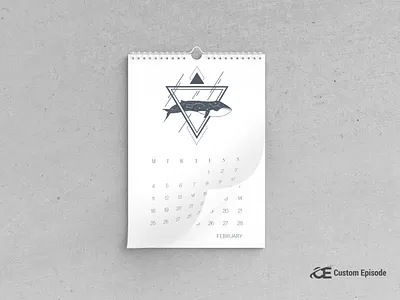 Calendar mockup Free Download 3d a3 animation branding graphic design logo motion graphics ui