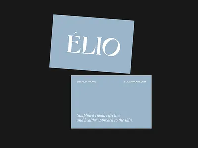 ÉLIO postcard branding design graphic design identity design post card