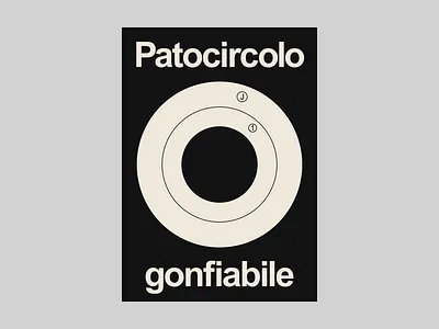 Patocircolo Poster circle design graphic design poster poster design