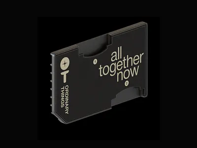 Ordinary things 3d arnold c4d card design illustration
