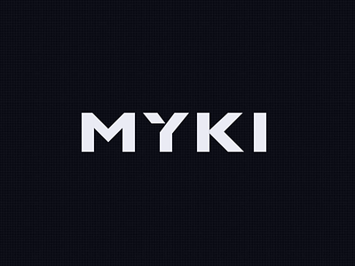 MYKI creative business company logo, professional, word mark brand identity identity