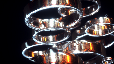 Rings 3d 3dart animation animation art art c4d cinema4d design digital jaykats meta octane render rings scifi