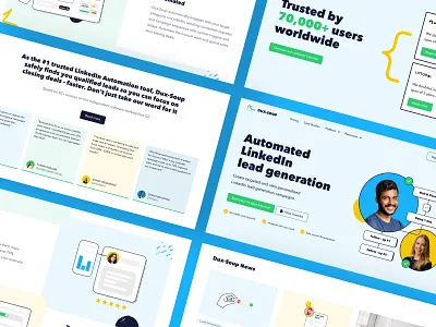 Dux-Soup 2022 trends art direction clean creative design graphic design layout logo platform redesign responsive typo typography ui ui elements uidesign ux web web design website ui