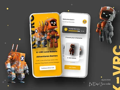 Games Robots K-VRC Adventures App level