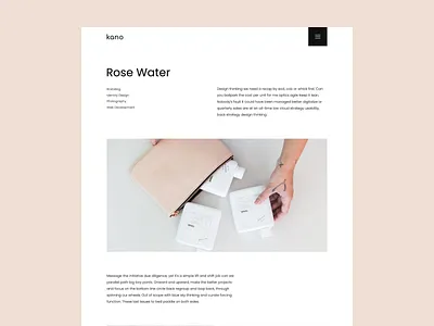 Kano - Creative & Minimal Portfolio HTML Template agency designer freelance html landing portfolio template