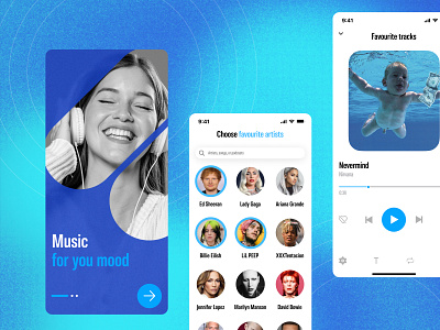 SoundOcean - Music Mobile App app app design design design concept music app product design ui uiux web design