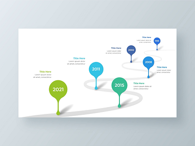 Timeline Animated PowerPoint Infographic animated infographic marker powerpoint ppt template process road template timeline