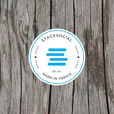 StackSocial Stickers branding clean design graphic design illustration illustrator logo minimal print design product design stickers typography vector