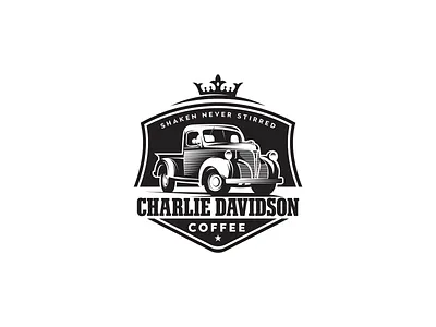 Charlie Davidson Coffee 1941 plymouth adobe illustrator design graphic design logo logo design vector