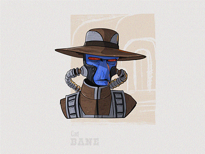 Cad Bane cad bane color design draw drawing illustration starwars western