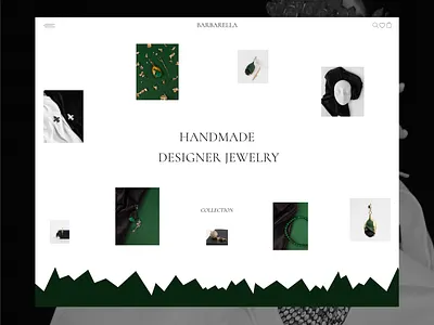 E-commerce design. Handmade jewelry Barbarella design e commerce figma handmade jewelry onlinestore prototyping ui ux web design web site