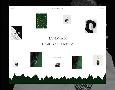 E-commerce design. Handmade jewelry Barbarella design e commerce figma handmade jewelry onlinestore prototyping ui ux web design web site