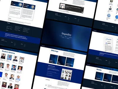 Website Design for an Evolving Finance Meme Page finance ui ux website