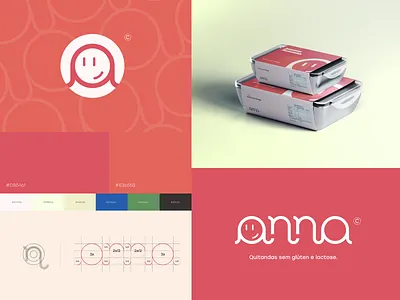 Anna - Branding branding food graphic design illustration motion graphics red type