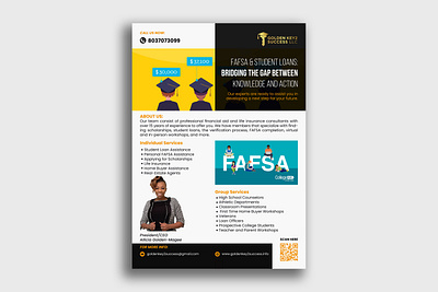 Education Flyer Design brand identity branding business flyer design education flyer flyer flyer design graphic graphic design