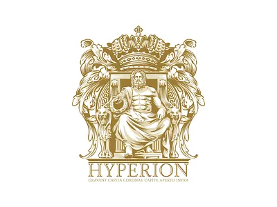 Hyperion adobe illustrator graphic design logo logo design vector zeus