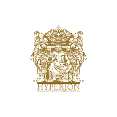 Hyperion adobe illustrator graphic design logo logo design vector zeus